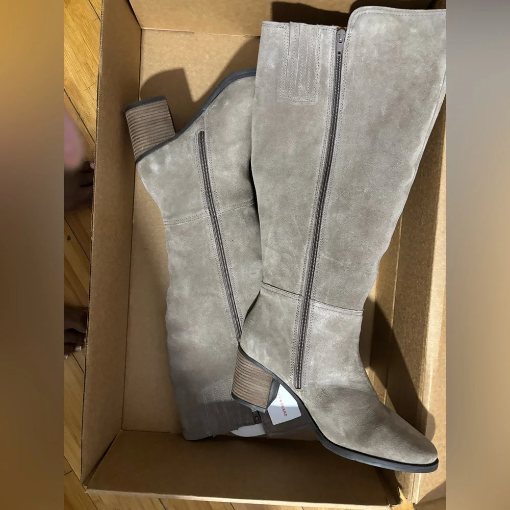 Lucky Brand Tan Suede Over-the-Knee Boots